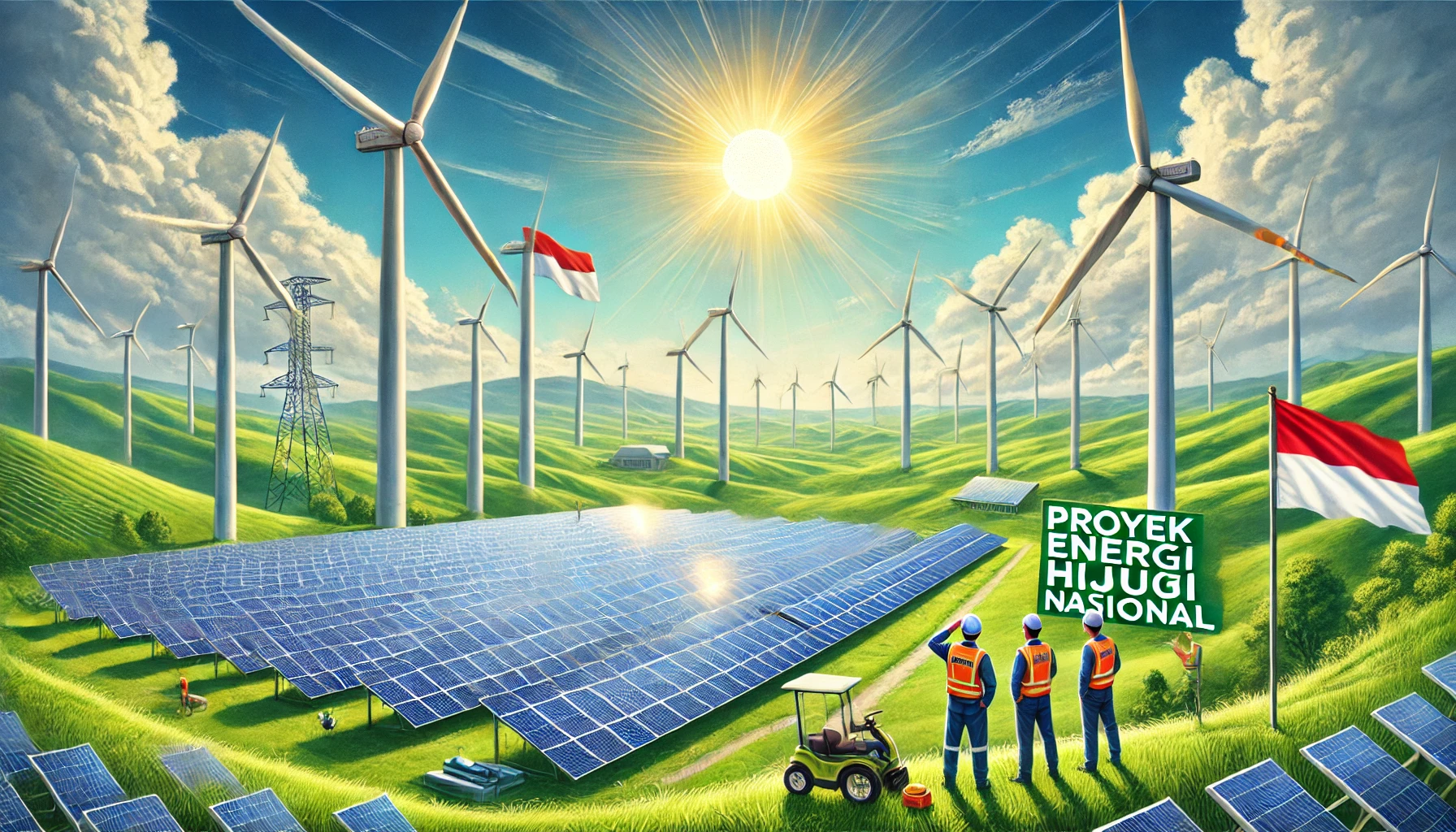 Proyek Energi Hijau Nasional Langkah Besar Indonesia Menuju Masa Depan Berkelanjutan
