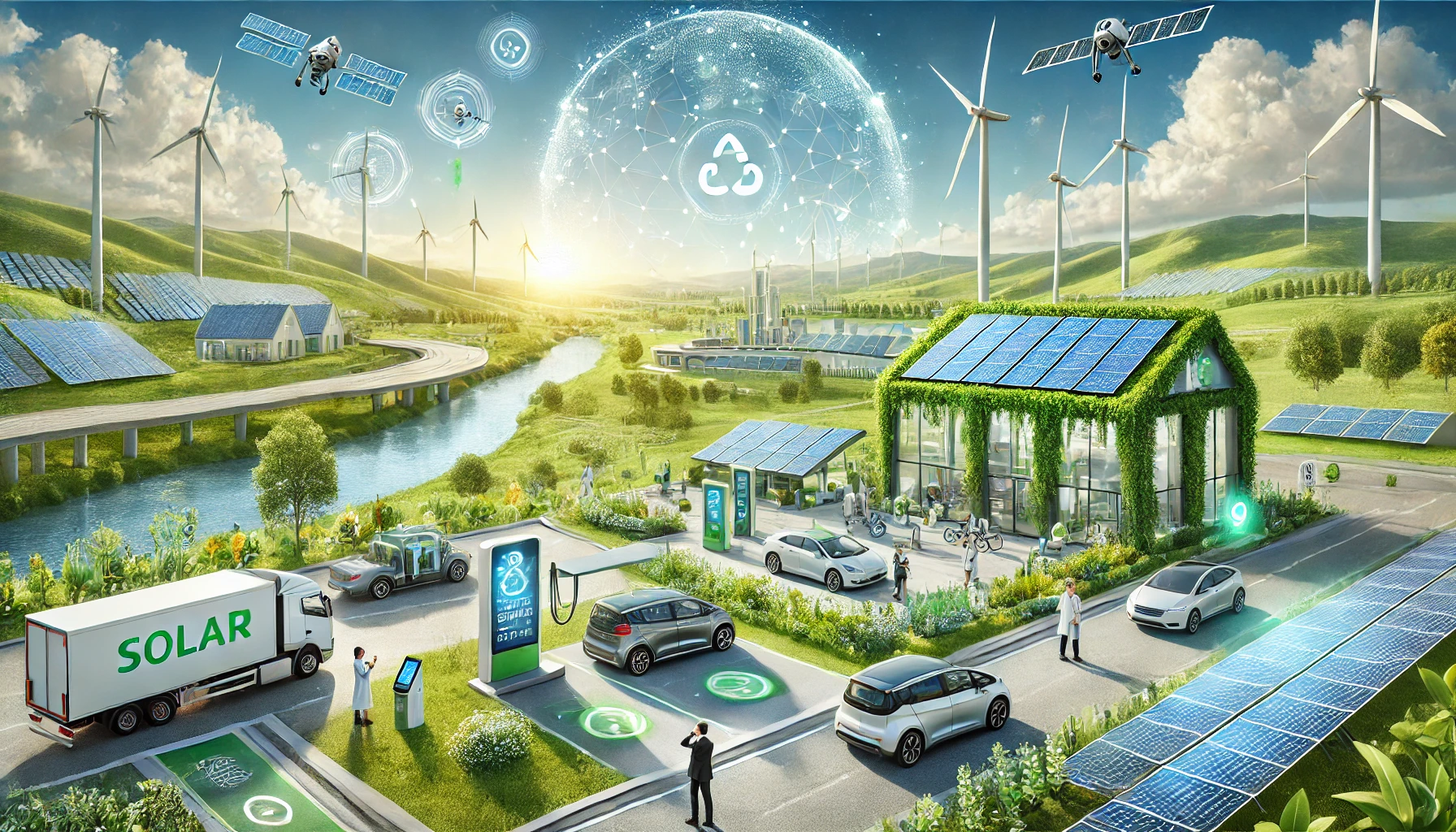 Inovasi Teknologi Hijau Ramah Lingkungan Dengan Solusi Modern Untuk Energi Bersih Pengelolaan Alam Dan Masa Depan Berkelanjutan