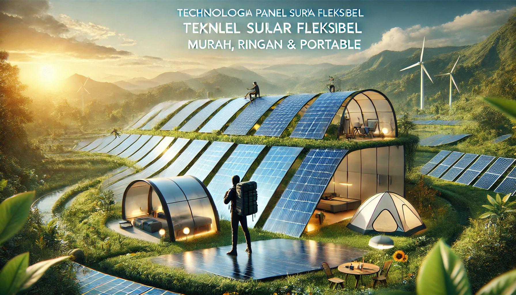 Teknologi Panel Surya Fleksibel Murah Solusi Energi Modern Hemat dan Praktis