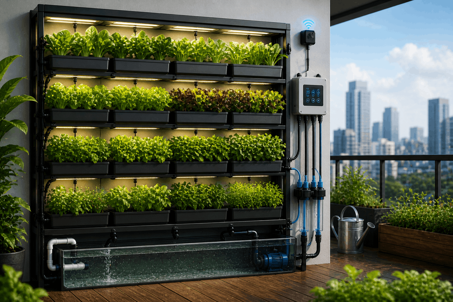 Cara Buat Kebun Vertikal Otomatis Di Rumah Praktis Hemat Lahan Dan Modern