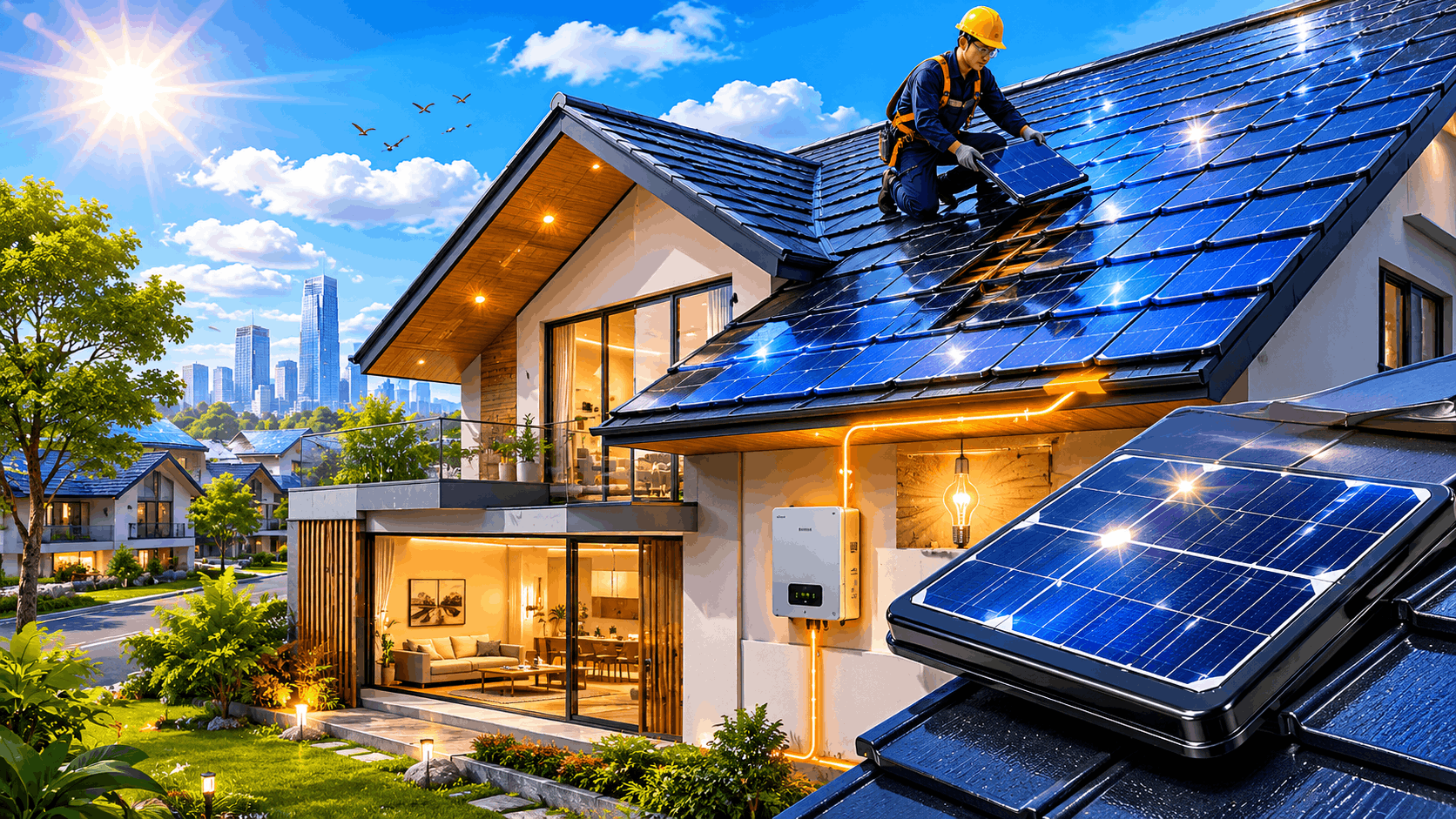 Inovasi Genteng Penghasil Listrik Surya Jadi Solusi Rumah Hemat Energi Masa Kini