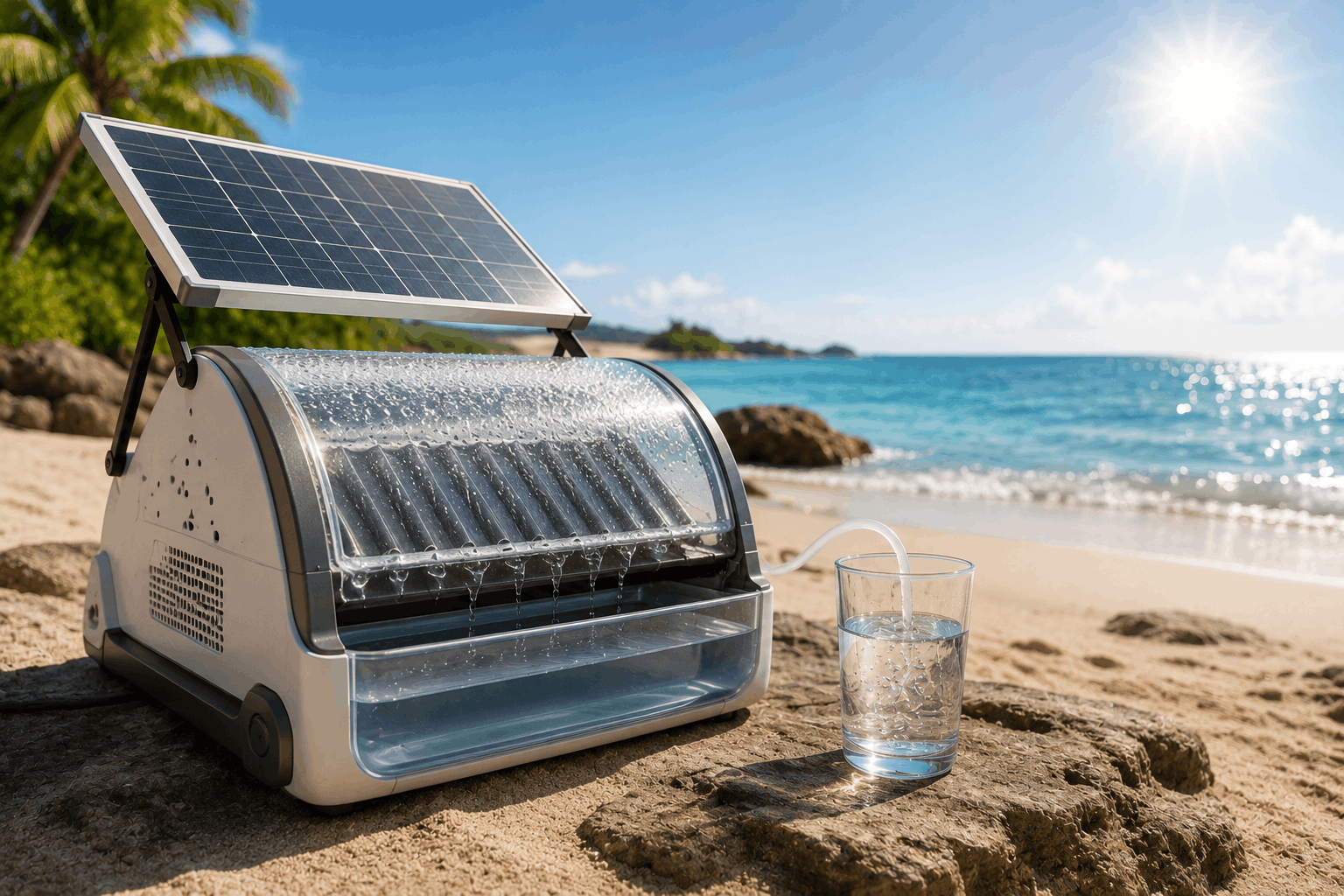 Teknologi Desalinasi Air Surya Portable Solusi Cerdas Mengubah Air Laut Menjadi Air Bersih