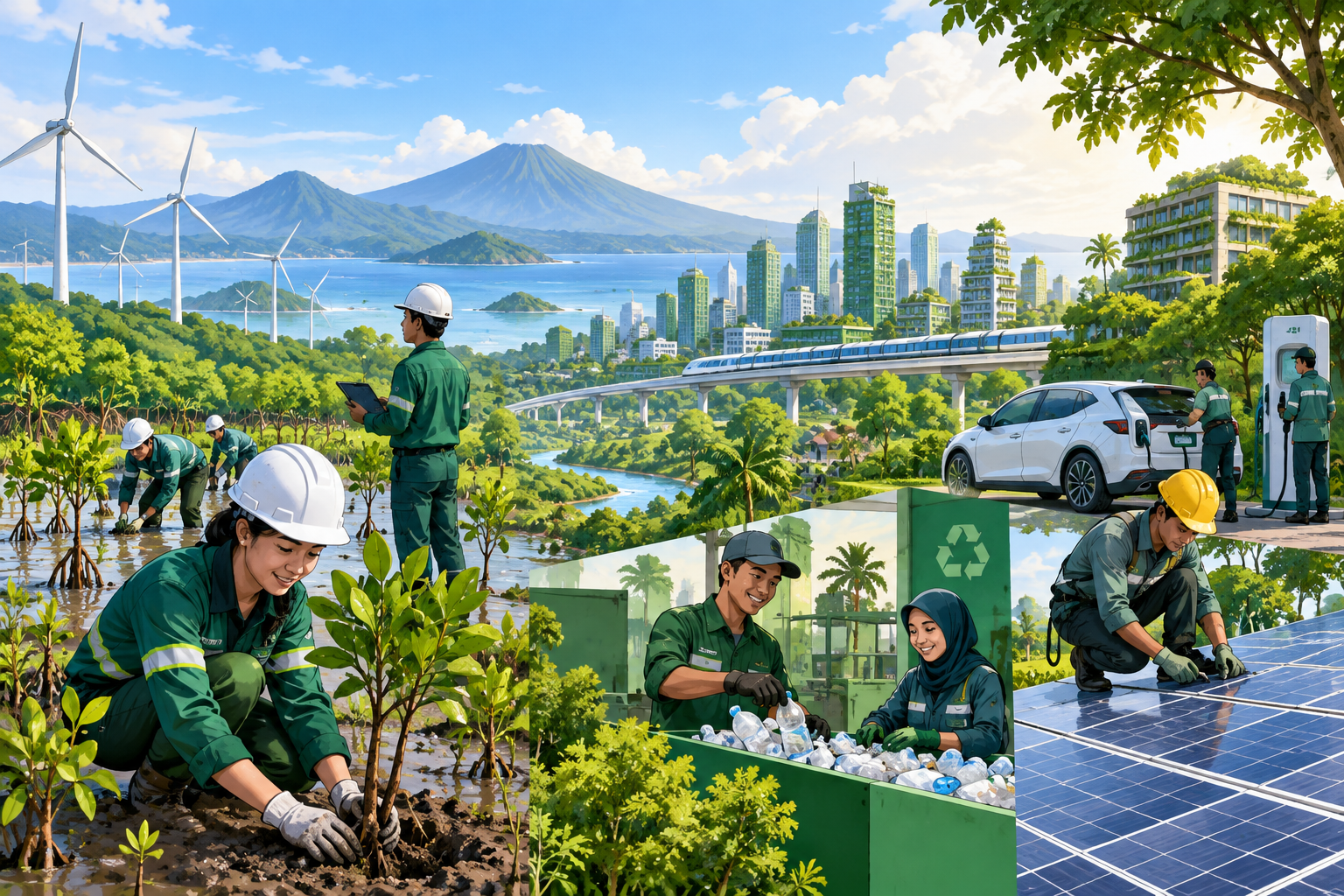 Peluang Jutaan Green Jobs Indonesia