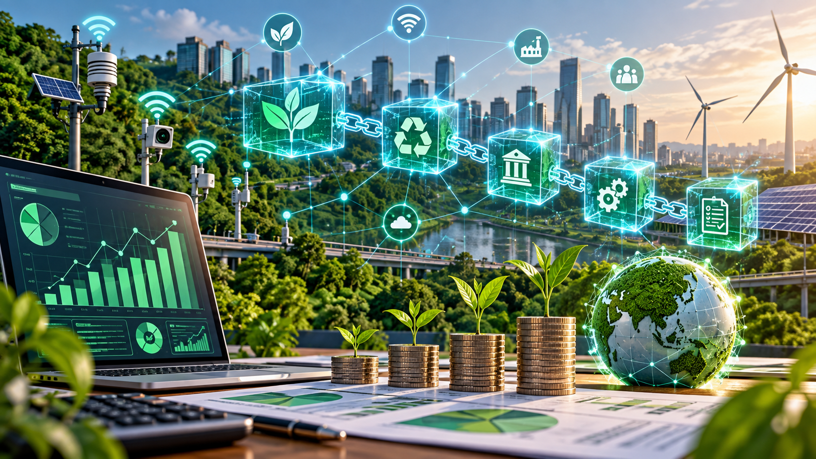 Green Accounting Berbasis Iot Blockchain