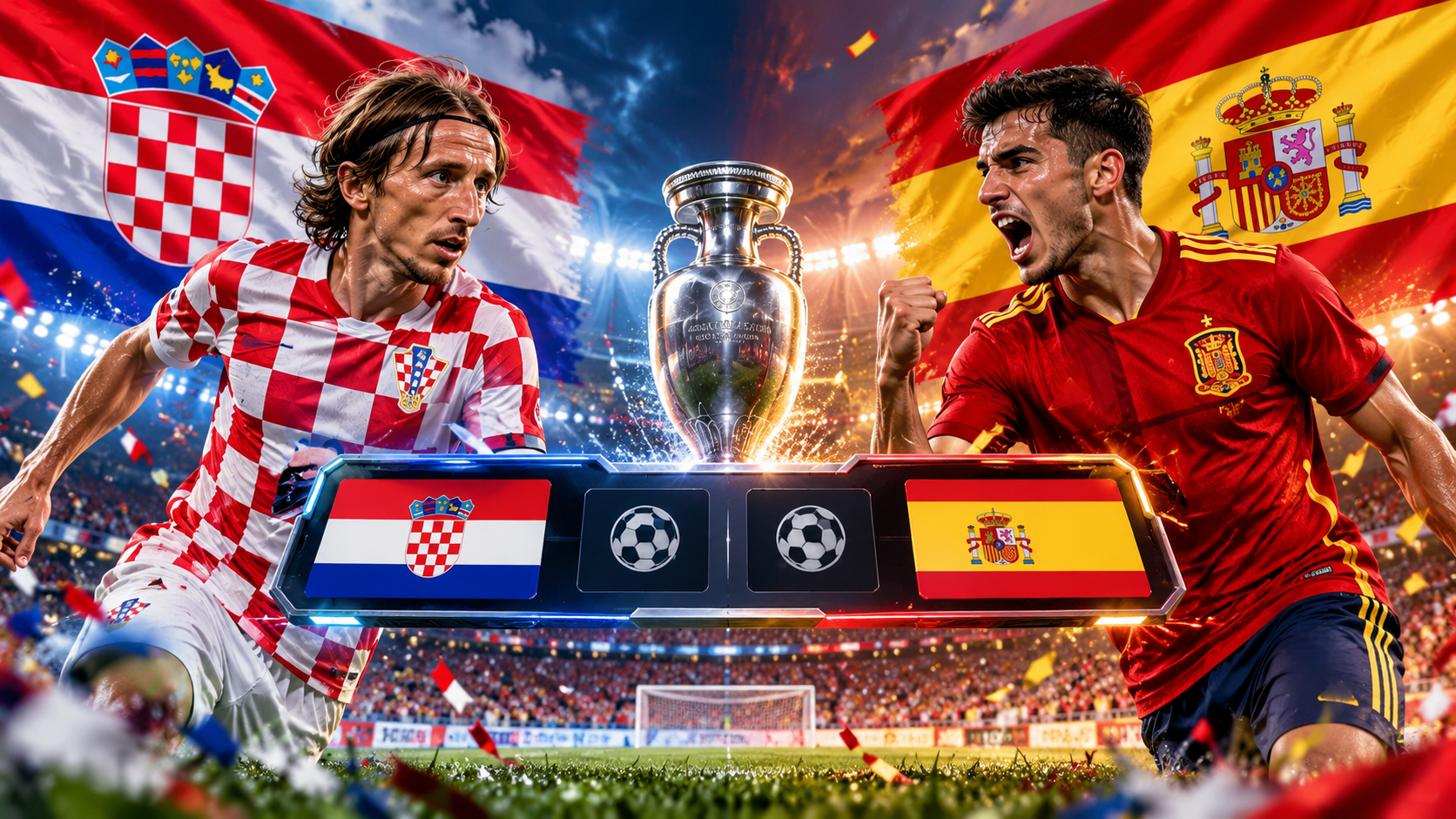 Hasil Pertandingan Kroasia Vs Spanyol