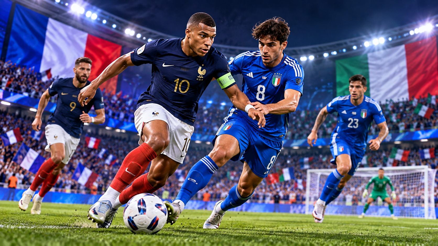 Hasil Pertandingan Prancis Vs Italia