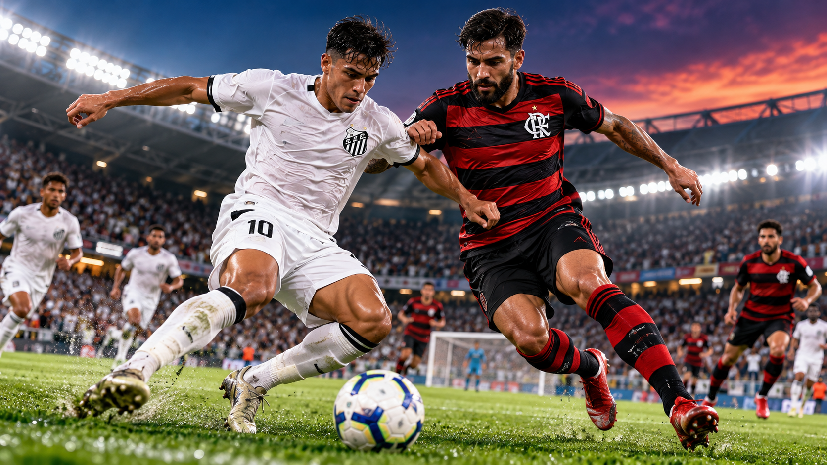 Hasil Pertandingan Santos Vs Flamengo