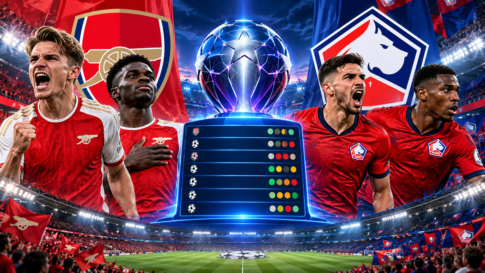 Klasemen Arsenal Vs Losc Lille