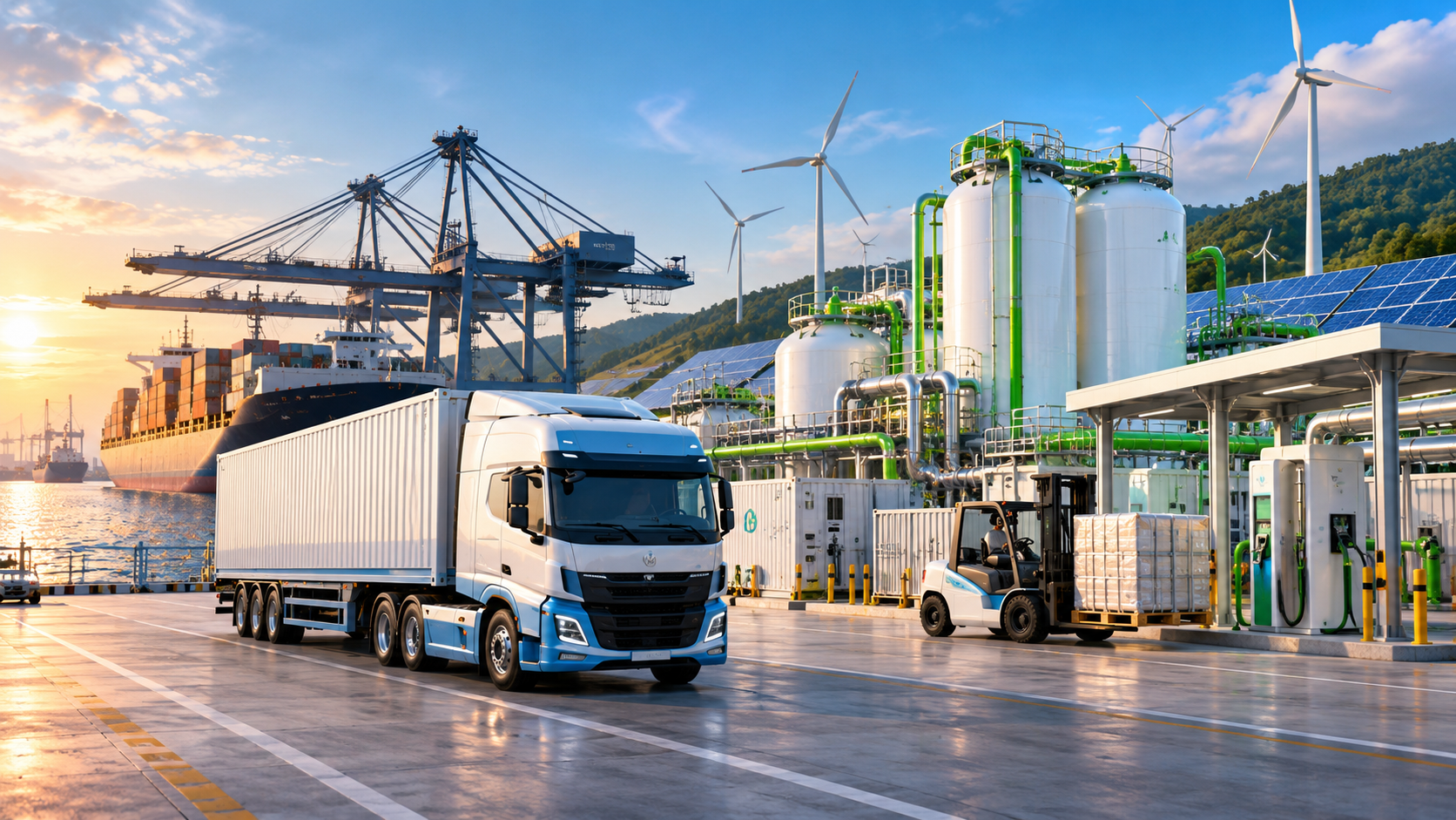 Pemanfaatan Hidrogen Hijau untuk Logistik Industri, Peluang Dekarbonisasi dan Efisiensi Energi