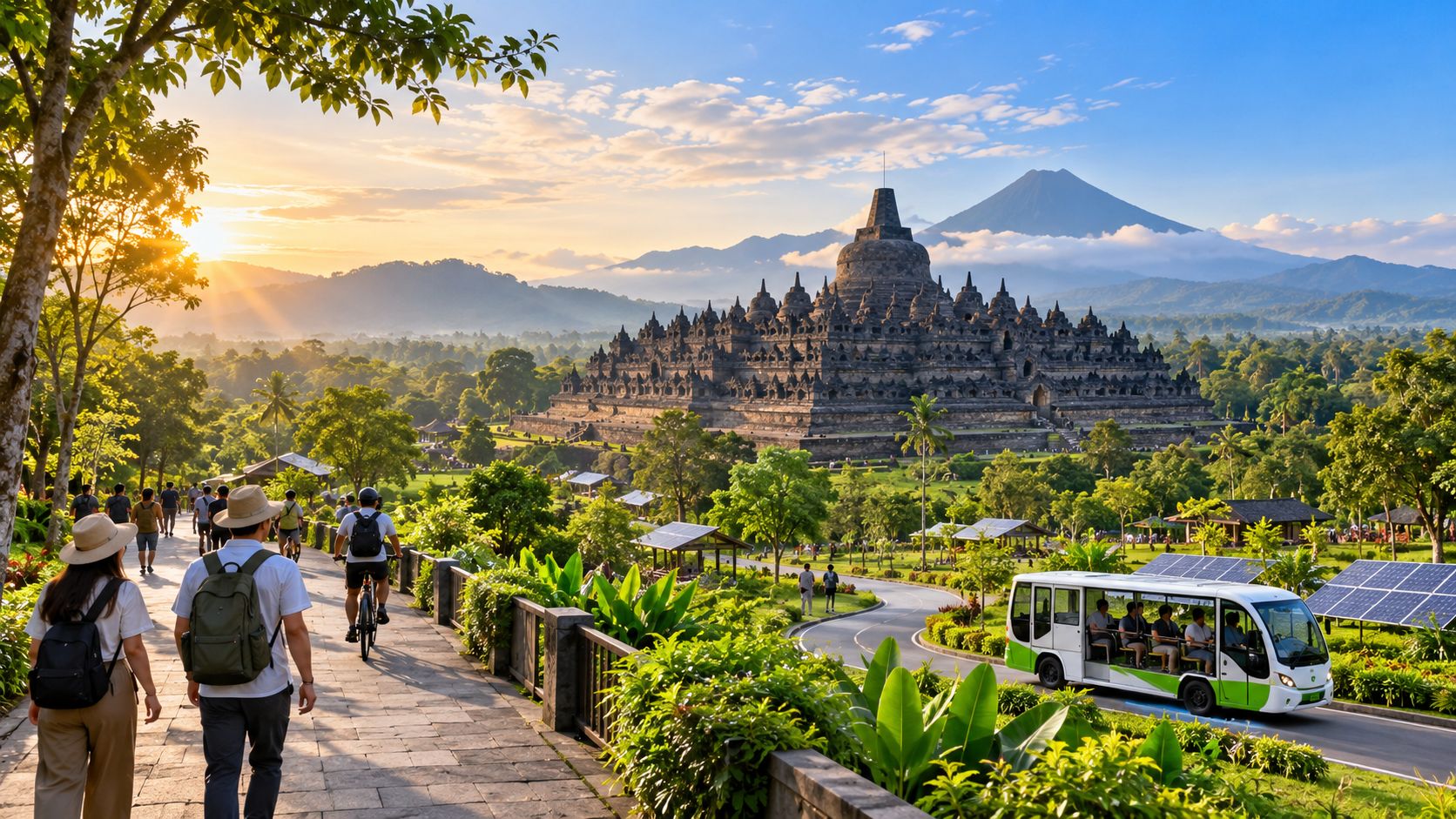 Wisata Borobudur Berbasis Karbon Netral